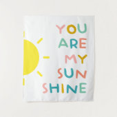 Je bent mijn zonnige pastels wandkleed (Voorkant)