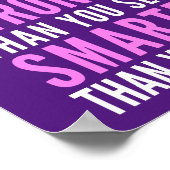 Je bent moedig dan je gelooft poster (Hoek)