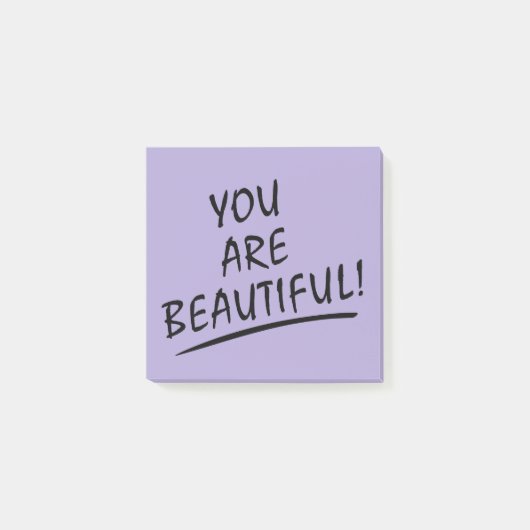 Je bent mooi positief post-it® notes (Voorkant)