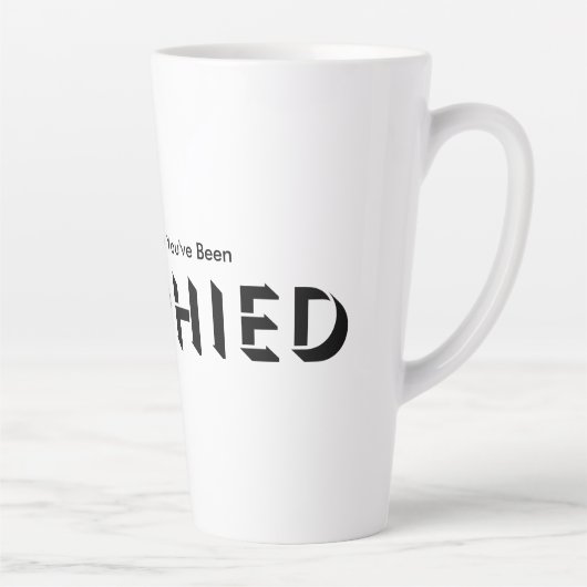 Je bent Murphied (17oz) Latte Mok (Rechts)