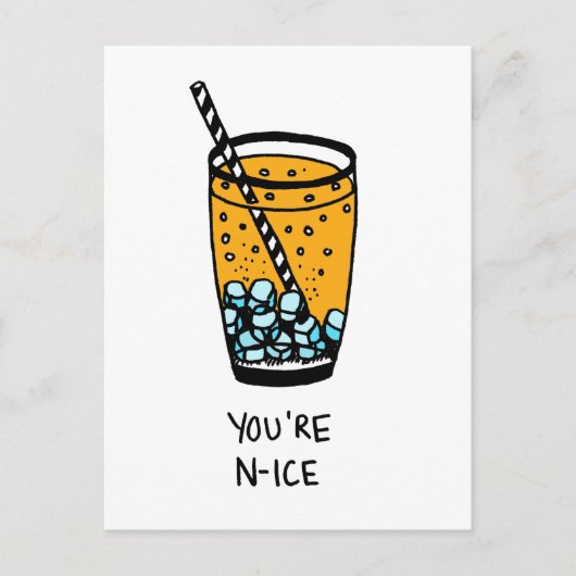 Je bent N-Ice Briefkaart (Voorkant)