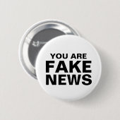 Je bent nepnieuws ronde button 5,7 cm (Voorkant /achterkant)