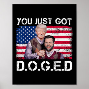 Je bent net weggelopen bij het Trump Department of Poster