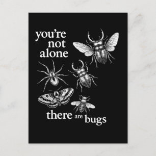 Je Bent Niet Alleen Er Zijn Insecten Briefkaart
