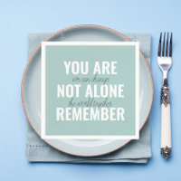 Je Bent Niet Alleen Onthoud Inspiratie Mint