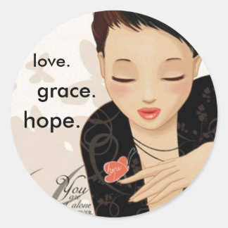 Je bent niet alleen. Ooit. Ronde Sticker