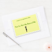 Je bent niet de baas Alien sticker coupon (Envelop)