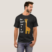 Je bent niet eens op mijn niveau Giraffe T-shirt (Voorkant volledig)