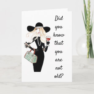 JE BENT NIET "OUD", JE BENT "RETRO". KAART