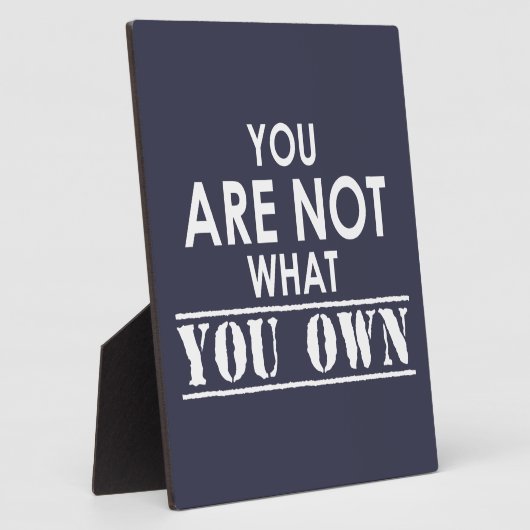 Je bent niet wat je bent fotoplaat (Zijkant)