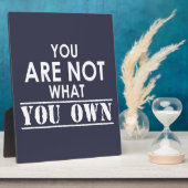 Je bent niet wat je bent fotoplaat (Zijkant)