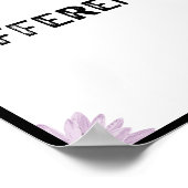 Je bent nooit te klein om een verschil te maken poster (Hoek)