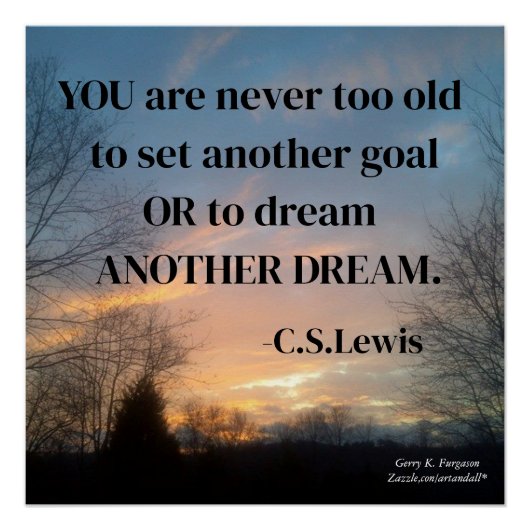 JE BENT NOOIT TE OUD PERFECT POSTER (Voorkant)