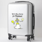 Je bent nooit te oud voor Pickleball Sticker (Koffer)