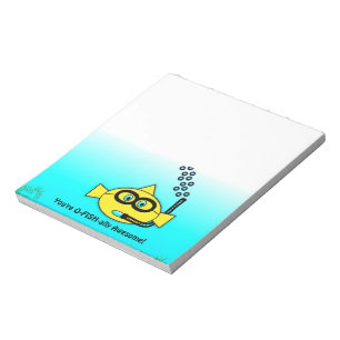 Je bent officieel Geweldige goudvis. Notitieblok