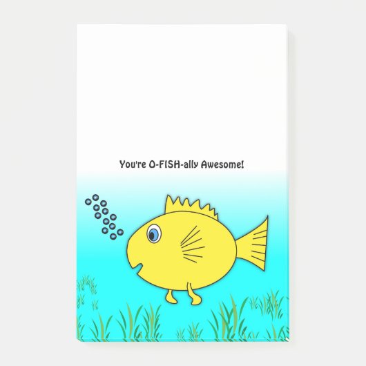 Je bent officieel Geweldige goudvis. Post-it® Notes (Voorkant)