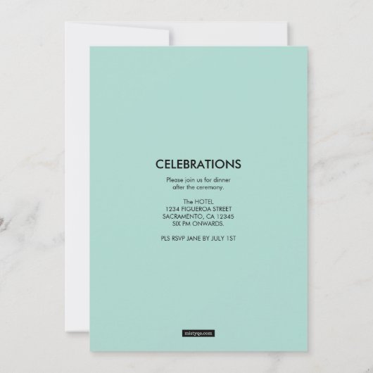 Je bent omgevormd tot Caduceus Medical Afstuderen Kaart (Achterkant)