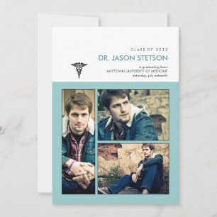 Je bent omgevormd tot Caduceus Medical Afstuderen Kaart