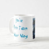 Je bent onder Wing genomen Koffiemok (Voorkant links)