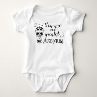 je bent ons grootste avontuurlijke baby shirt een 