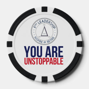 je bent onstopbare pokerchips