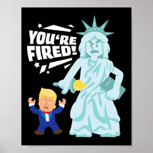 Je Bent Ontslagen Vrijheid Verkiezing Anti Trump D Poster