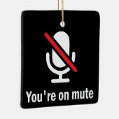 Je bent op de stomme keramisch ornament (Rechts)