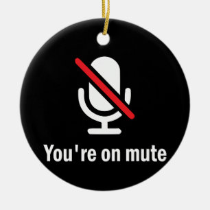 Je bent op de stomme keramisch ornament