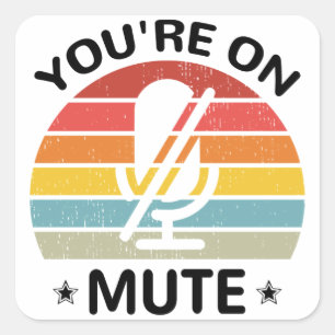 Je bent op de stomme vierkante sticker