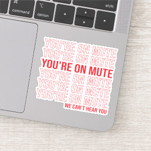 Je bent op Dempen, we kunnen je niet horen, je ben Sticker