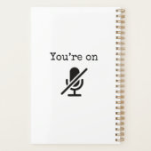 Je bent op Mute Funny Planner (Achterkant)