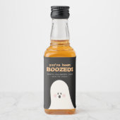 Je bent opgeBoost Halloween Cute Ghost Likeurfles Etiket (Voorkant)