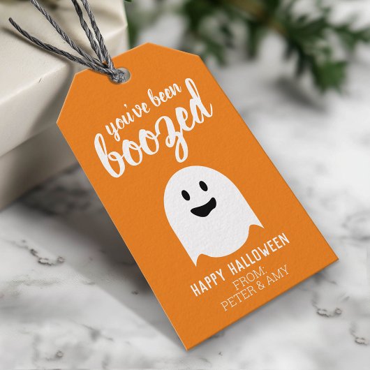 Je bent opgevoed - grappige halloween party cadeaulabel