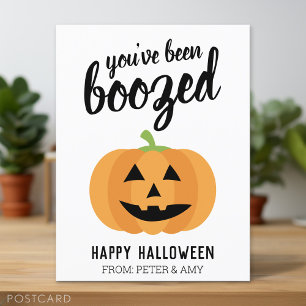 Je bent opgevoed - Pumpkin Halloween Party Briefkaart