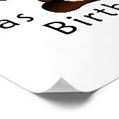 Je bent oud zoals... Happy Birthday | grappige poe Poster (Hoek)