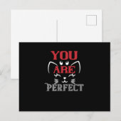Je bent perfect briefkaart (Voorkant / Achterkant)