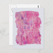 Je bent prachtig briefkaart (Voorkant / Achterkant)