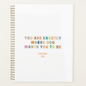 Je bent precies waar God wil dat je bent | Planner (Voorkant)