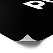 Je bent Purrdy Funny Cat Pun Dark BG Poster (Hoek)