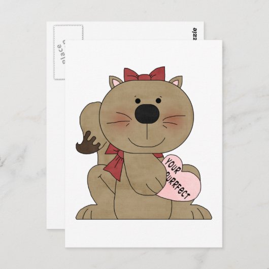 Je bent Purrfect T-shirts en Gifts Briefkaart (Voorkant / Achterkant)