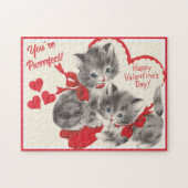 Je bent Purrfect  Valentijnsdag Kittens Legpuzzel (Horizontaal)