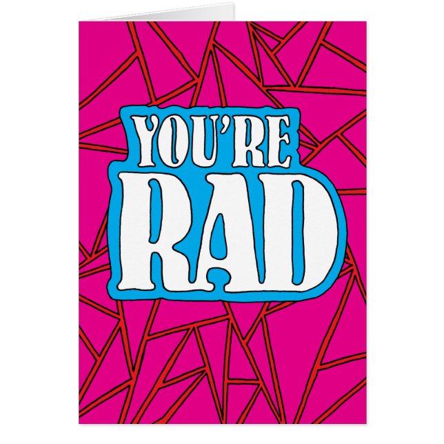 Je bent Rad (Voorkant)