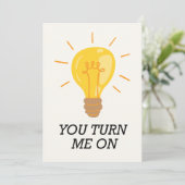 JE BENT SEXY GRAPPIGE STOUTE VALENTIJN DAG   FEESTDAGENKAART (Staand voorkant)