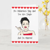 Je bent single | Ik ben getrouwd | Geen van ons is Kaart (Gele Bloem)