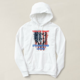 Je Bent Slim Sterk Vriendelijk Geliefd Hoodie