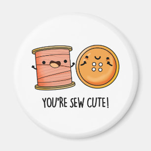 Je bent Snew Funny Sewing Pun Magneet