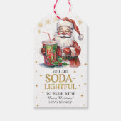 Je bent Soda-licht om mee te werken Kerstmis Cadeaulabel (Voorkant)