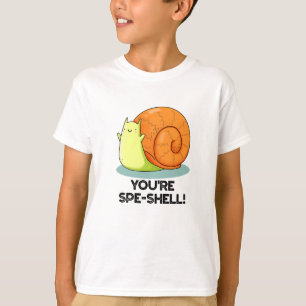 Je bent Spe-shell Grappige Slakkenlol T-shirt