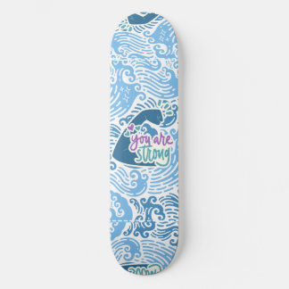 Je bent sterk Oceaan Thema Skateboard