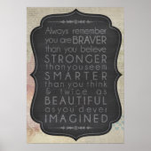 Je bent sterk poster (Voorkant)